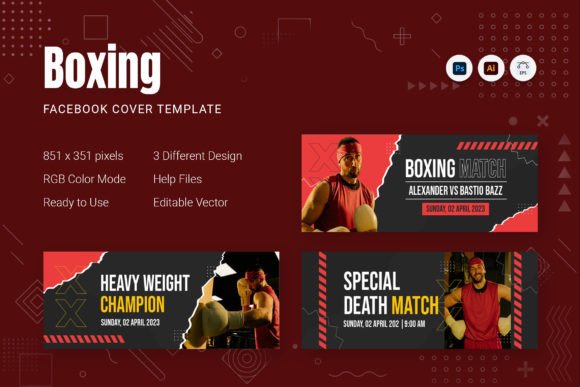 Boxing Facebook Cover: A Knockout Template for Your Brand