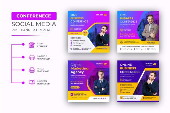 Creating a Standout Business Conference Social Media Post
