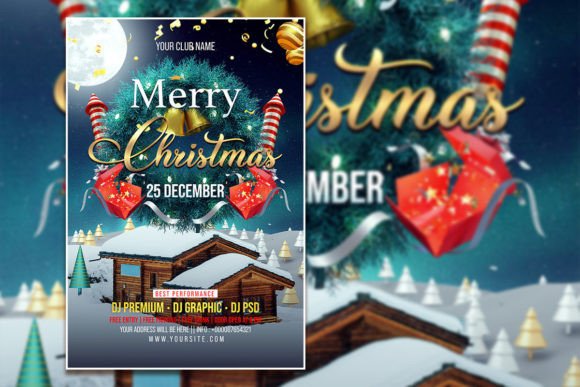 Design Your Holiday Magic: The Christmas Flyer Template
