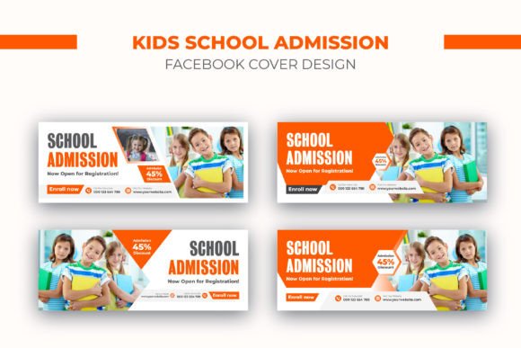 Designing a Standout Kids School Admission Facebook Cover