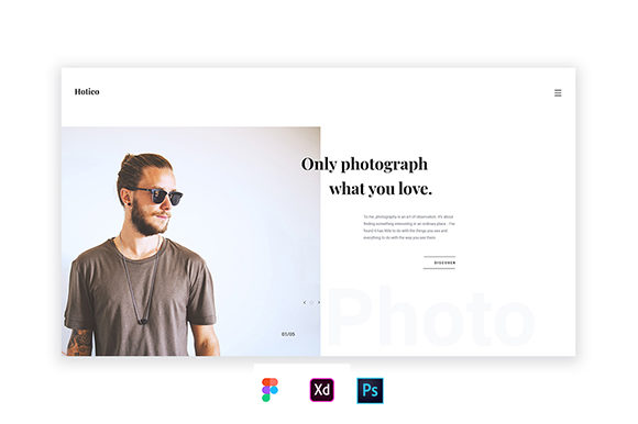 Hotico Minimal Template: A Versatile PSD for Modern Design