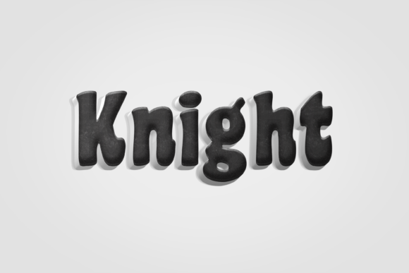 Mastering 3D Typography: The Knight Effect for Designers