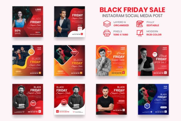 Mastering Black Friday Instagram Social Media Post Designs