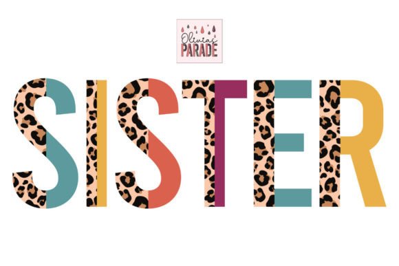 Sister Leopard Print Rainbow Sublimation: A Bold Design Statement